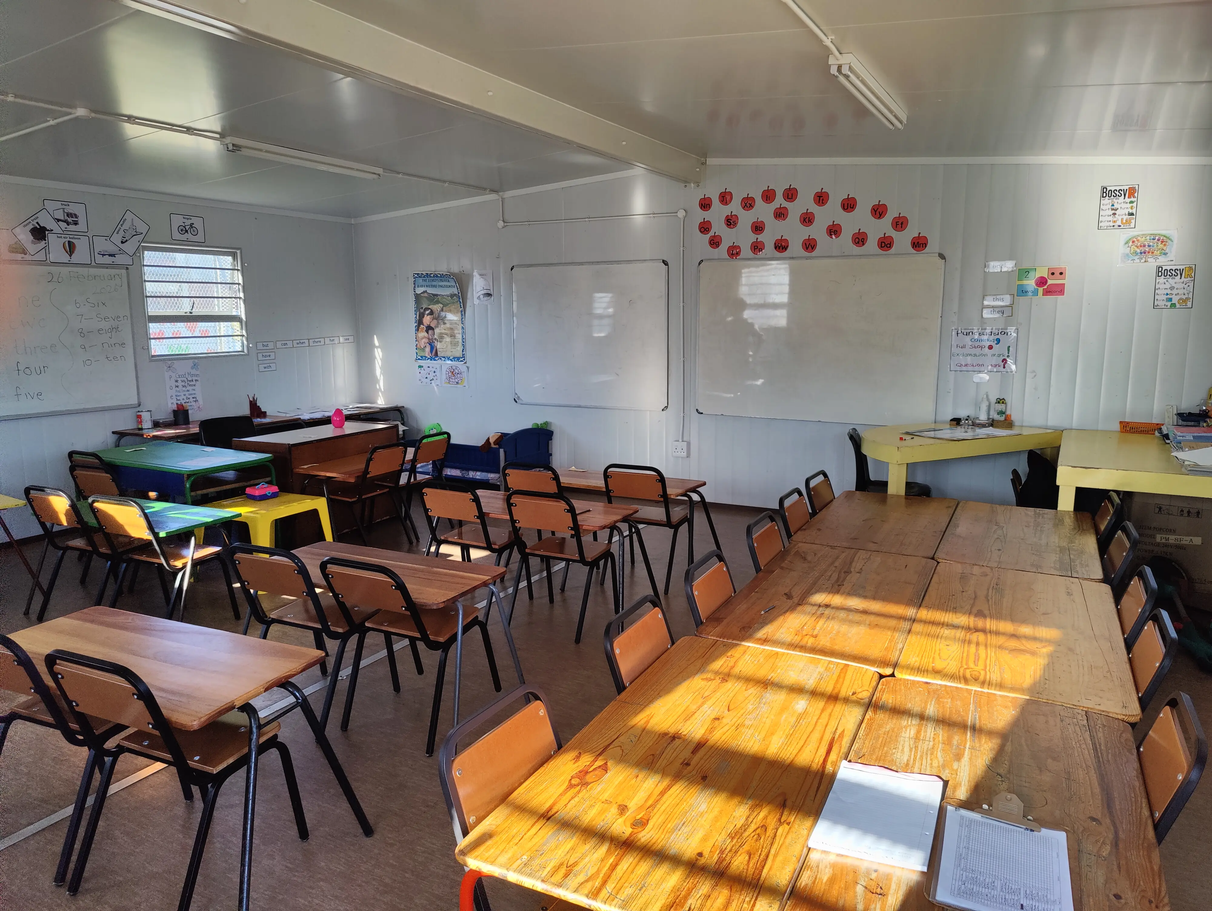 Classroom of the Manenberg after-school programme